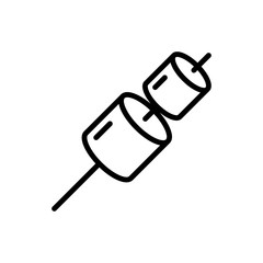 Marshmallow icon trendy