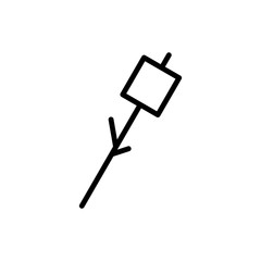 Marshmallow icon trendy