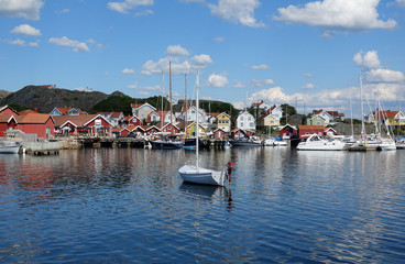 Fototapeta na wymiar Haelleviksstrand auf der Insel Orust, Schweden