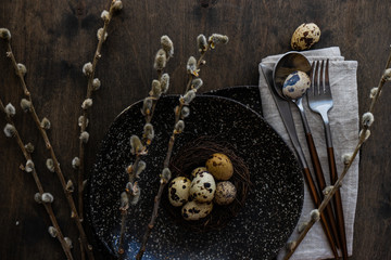 Easter table setting