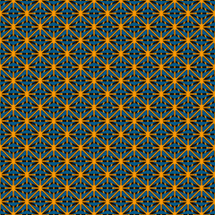 African style seamless surface pattern with abstract figures. Bright ethnic and tribal print grid geometric forms