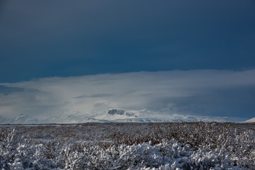 Island im Winter