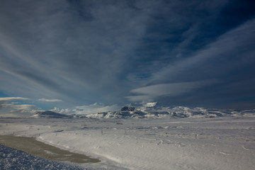 Island im Winter