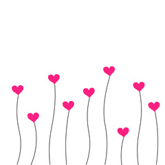 Obraz na płótnie Canvas love heart illustration valentine day