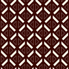 Linear style geometric seamless pattern. Minimal geo suface print. Repeated triangles, geometrical shapes background