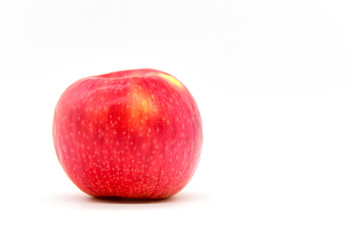 Fresh Red Apple Isolated on White Background
