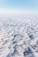 Cloudscape. Blue sky and white cloud. Cumulus cloud.