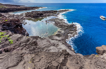 sea and rocks, Cap La Houssaye, Reunion island 