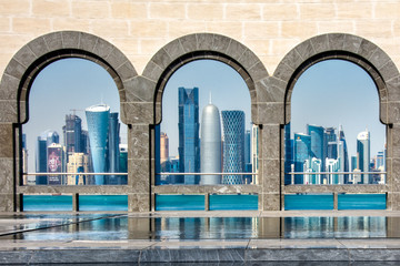Qatar, Doha Skyline