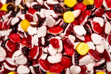 Colourful sugary candy, Assort various sweet candies