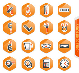 Measuring tools icons