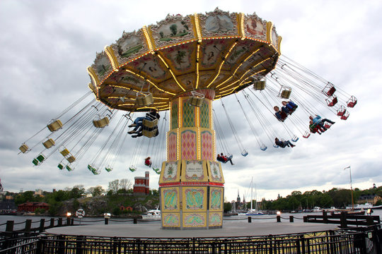 K&auml;ttingflygaren p&aring; Gr&ouml;na Lund.