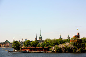 Obraz premium Kastellholmen i Saltsjön