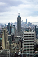 Fototapeta na wymiar New York en las alturas
