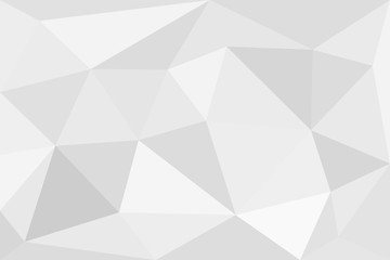 Obraz premium Grey silver abstract polygonal background. Applicable for cover design, invitations, presentations, flyers, posters, business cards. Contemporary art. Vector illustration EPS 10.