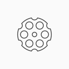revolver cylinder icon