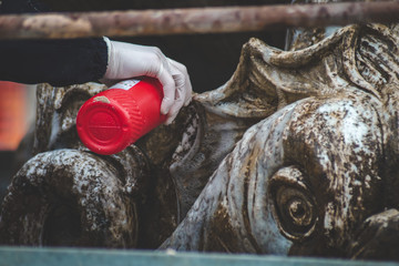 piazza dei culi (piazza liberazione) massa