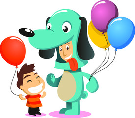 amusement park mascot