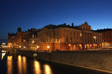 Obraz premium Utrikesdepartementet/UD vid Strömgatan vid Gustav Adolfs Torg..