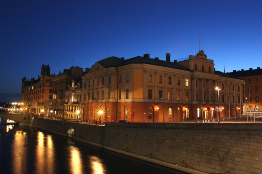 Utrikesdepartementet/UD vid Str&ouml;mgatan vid Gustav Adolfs Torg..