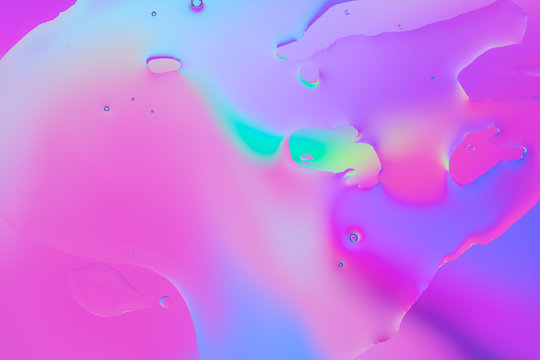Neon Abstract Liquid Texture