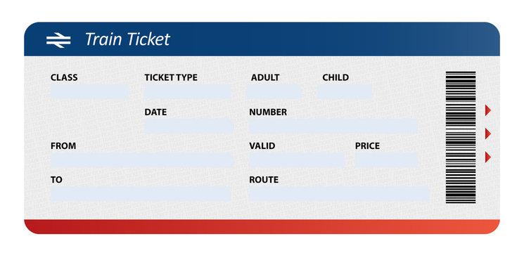 Train Ticket Template Free Printable Printable Templates Free