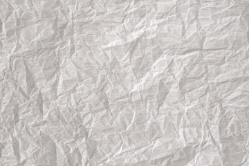 white wrinkled kraft paper background