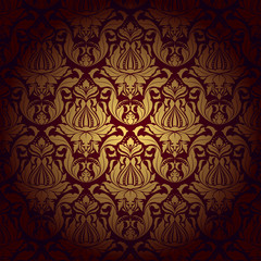 Wallpaper pattern background. Collection pattern. Vector