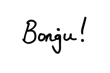 Fototapeta na wymiar Bongu! - the Maltese word meaning Hello!