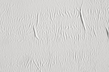 Crumpled white paper. Abstract background for the designer.