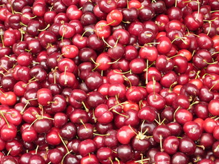 background of cherries
