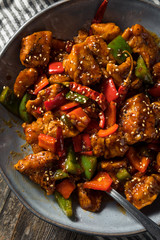 Homemade Spicy Szechuan Chicken