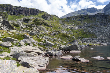 Landscape of Prekorech circus, Rila Mountain, Bulgaria