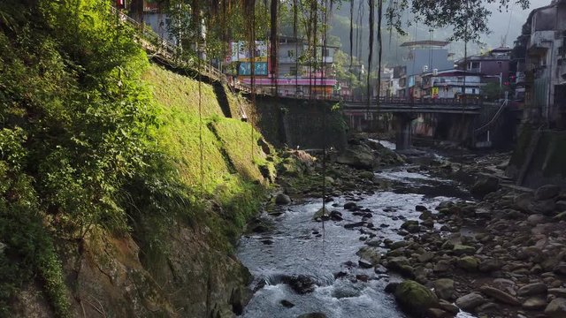 Morning view of the beautiful Shiding District area