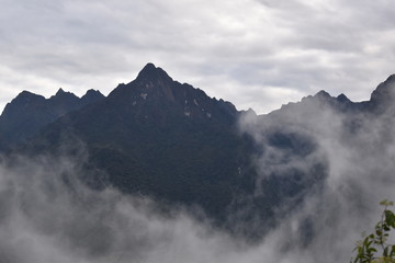 Mountains Along the Salkantay Trail