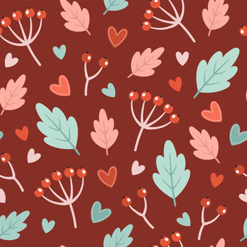 Valentines day seamless pattern.