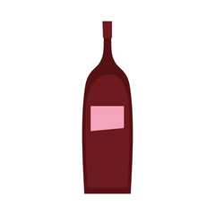wine bottle drink isolated icon