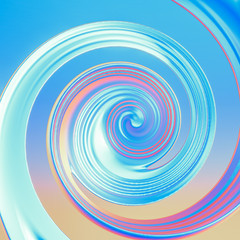 Splash fluid. 3d illustration, 3d rendering.