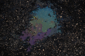 oil on floor 