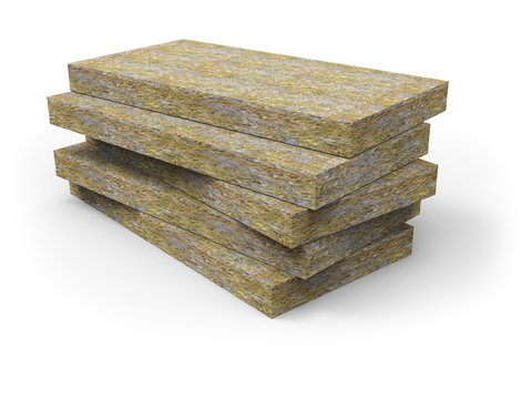 Mineral Basalt Rock Wool Mats Stack