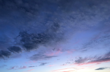 Dynamic Sky During Sunset
