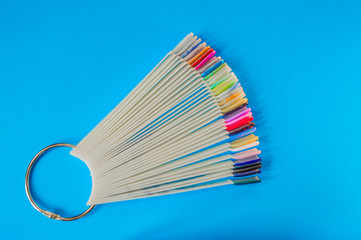 A set of cosmetic tools for manicure and pedicure