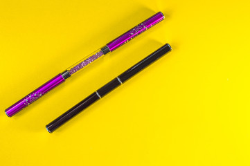 A set of cosmetic tools for manicure and pedicure