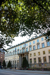 Fototapeta na wymiar Handelshögskolan i Stockholm (HHS).