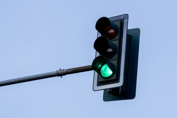 Traffic Light With Green Light