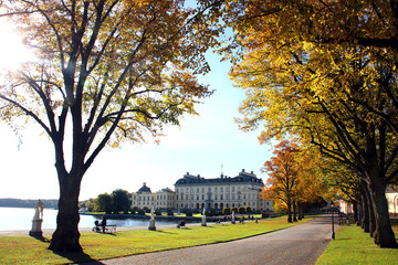 Drottningholms slott p&aring; Lov&ouml;n i Eker&ouml; Kommun...Foto: Peter Nordahl / IBL Bildbyr&aring;