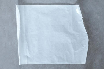 cooking  paper on stone background