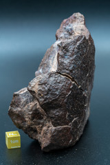 Chondrite Meteorite L6W2 Type isolated, piece of rock formed as an asteroid in the universe at during Solar System creation. The meteorite comes from an asteroid fall impacting Earth at Atacama Desert