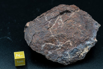 Chondrite Meteorite L6W2 Type isolated, piece of rock formed as an asteroid in the universe at...