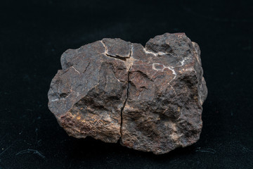 Chondrite Meteorite L6W2 Type isolated, piece of rock formed as an asteroid in the universe at...